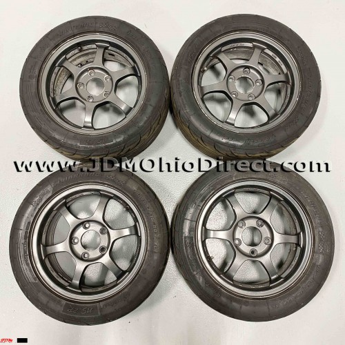 JDM SSR Type-C15 Inch Wheels and Tires 